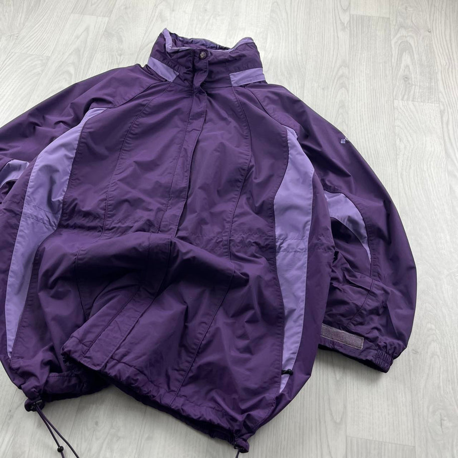 VINTAGE Y2K COLUMBIA TECHNICAL UTILITY SKI JACKET PURPLE