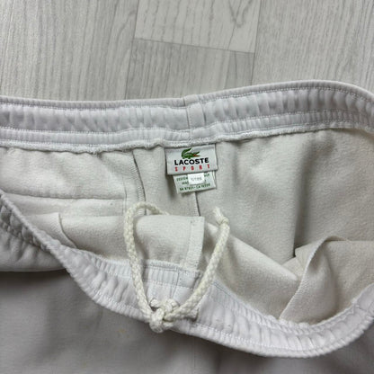 VINTAGE 00s LACOSTE BAGGY COTTON SWEATPANTS WHITE