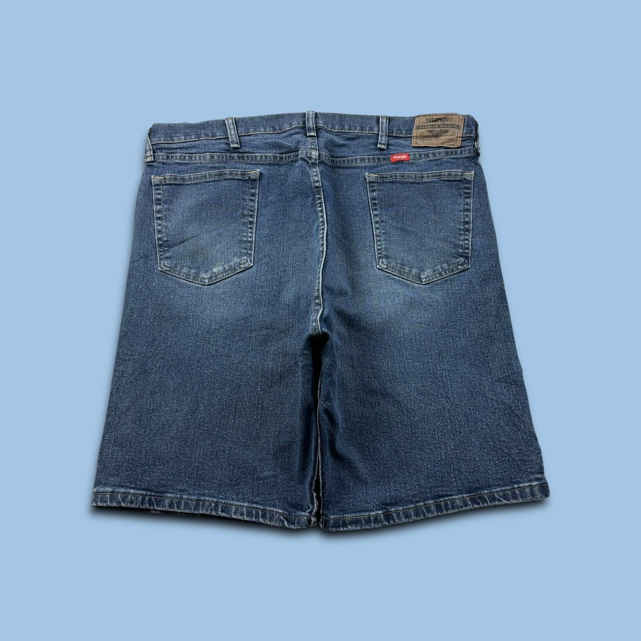 VINTAGE 00s WRANGLER BAGGY LOOSE JORTS BLUE