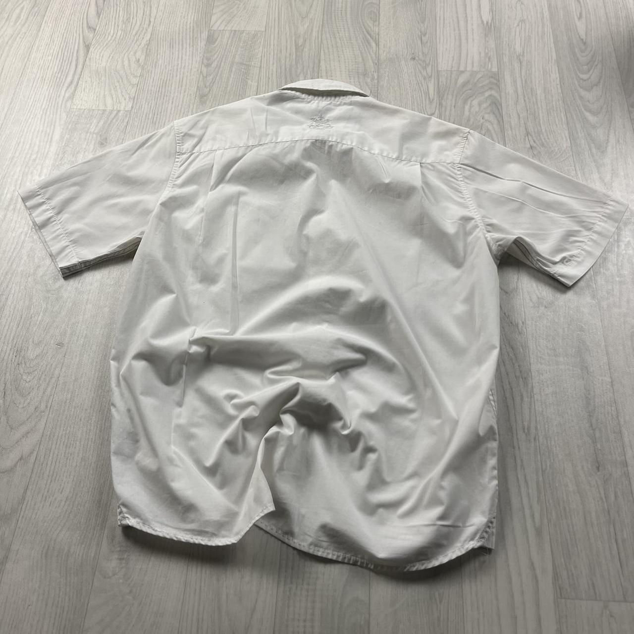 VINTAGE Y2K QUIKSILVER SHORT SLEEVE SHIRT WHITE
