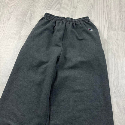 VINTAGE 00s CHAMPION BAGGY COTTON SWEATPANTS CHARCOAL GREY
