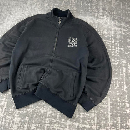 VINTAGE Y2K BILLABONG BOXY ZIP UP SWEATSHIRT BLACK