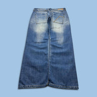 VINTAGE Y2K TIMEZONE STRAIGHT LEG BAGGY JEANS BLUE