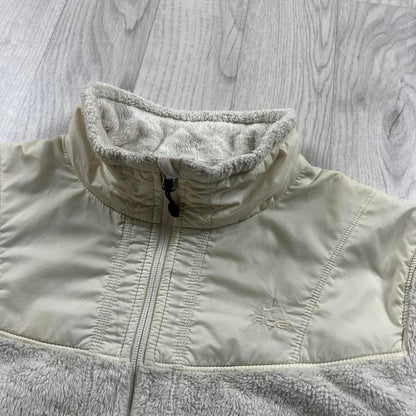 VINTAGE Y2K NIKE ACG ZIP UP TECHNICAL FLEECE WHITE CREAM