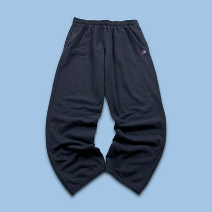 VINTAGE 00s CHAMPION BAGGY COTTON SWEATPANTS NAVY
