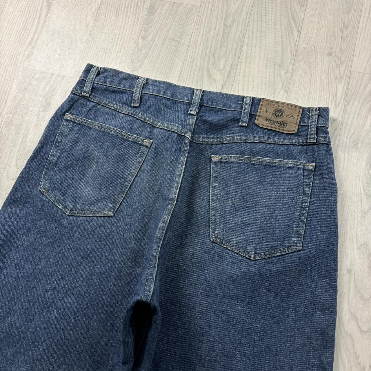 VINTAGE 00s WRANGLER BAGGY LOOSE JORTS BLUE