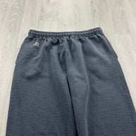 VINTAGE Y2K RUSSELL ATHLETIC BLANK BAGGY COTTON SWEATPANTS GREY