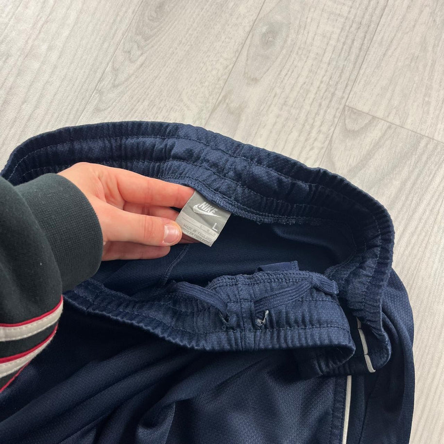 VINTAGE Y2K NIKE BAGGY TRACKSUIT BOTTOMS NAVY