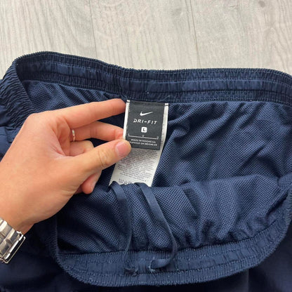 NIKE DRI FIT BAGGY TRACKSUIT BOTTOMS NAVY
