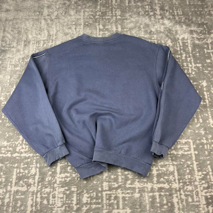 VINTAGE Y2K NIKE SPELL OUT BOXY SWEATSHIRT NAVY