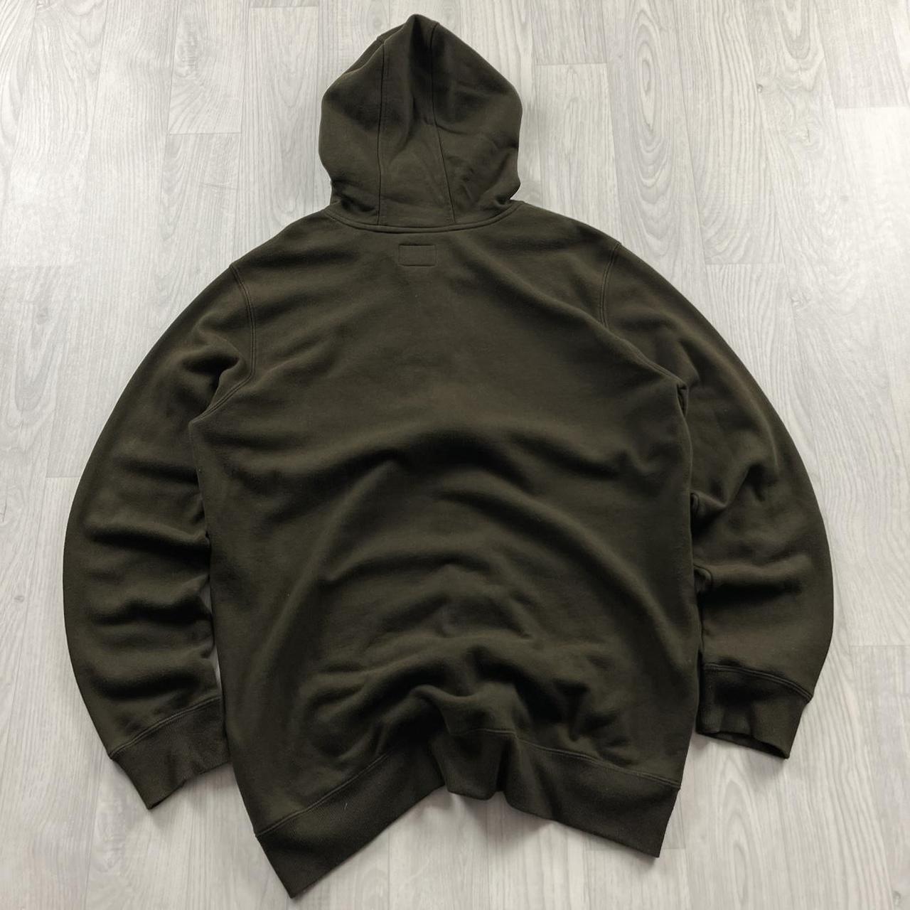VINTAGE Y2K QUIKSILVER ZIP GRAPHIC HOODIE BROWN