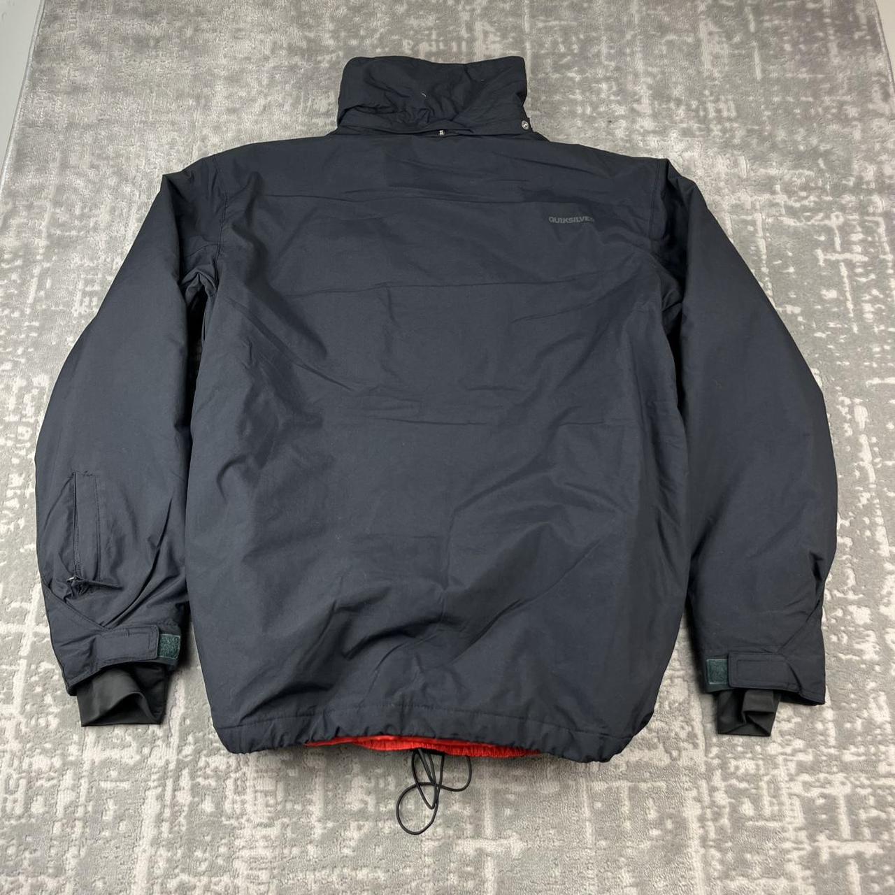 VINTAGE Y2K QUIKSILVER TECHNICAL SKI JACKET BLACK