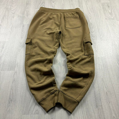 CHAMPION REVERSE WEAVE BAGGY CARGO COTTON SWEATPANTS BEIGE