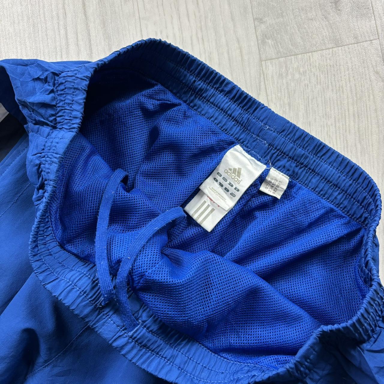 VINTAGE Y2K ADIDAS BAGGY TRACKSUIT BOTTOMS BLUE