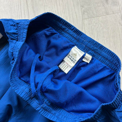 VINTAGE Y2K ADIDAS BAGGY TRACKSUIT BOTTOMS BLUE