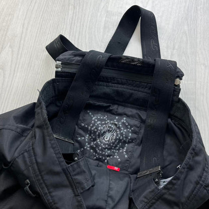 VINTAGE Y2K SPYDER BAGGY SKI PANTS SALOPETTES BLACK