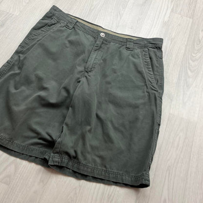 VINTAGE Y2K COLUMBIA BAGGY UTILITY SHORTS GREEN TEAL