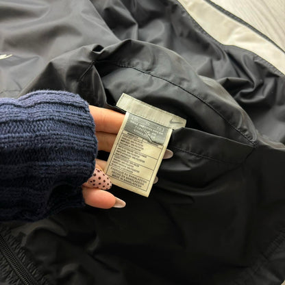 VINTAGE Y2K NIKE REVERSIBLE WINDBREAKER TRACKSUIT JACKET BLACK