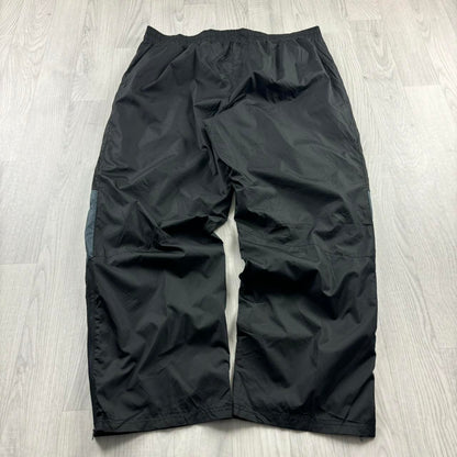 VINTAGE Y2K STARTER WIDE LEG TRACKSUIT BOTTOMS BLACK