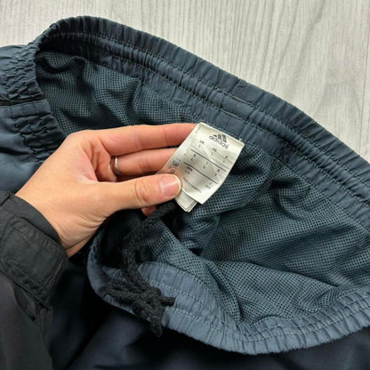 VINTAGE Y2K ADIDAS BAGGY TRACKSUIT BOTTOMS GREY