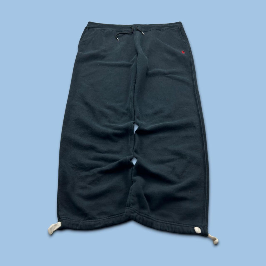 VINTAGE 00s RALPH LAUREN BAGGY COTTON SWEATPANTS BLACK