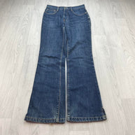 VINTAGE Y2K ET BOITE LOW RISE BOOTCUT JEANS NAVY BLUE