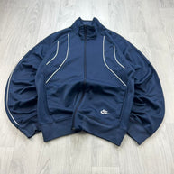 VINTAGE Y2K NIKE ZIP UP TRACK JACKET NAVY