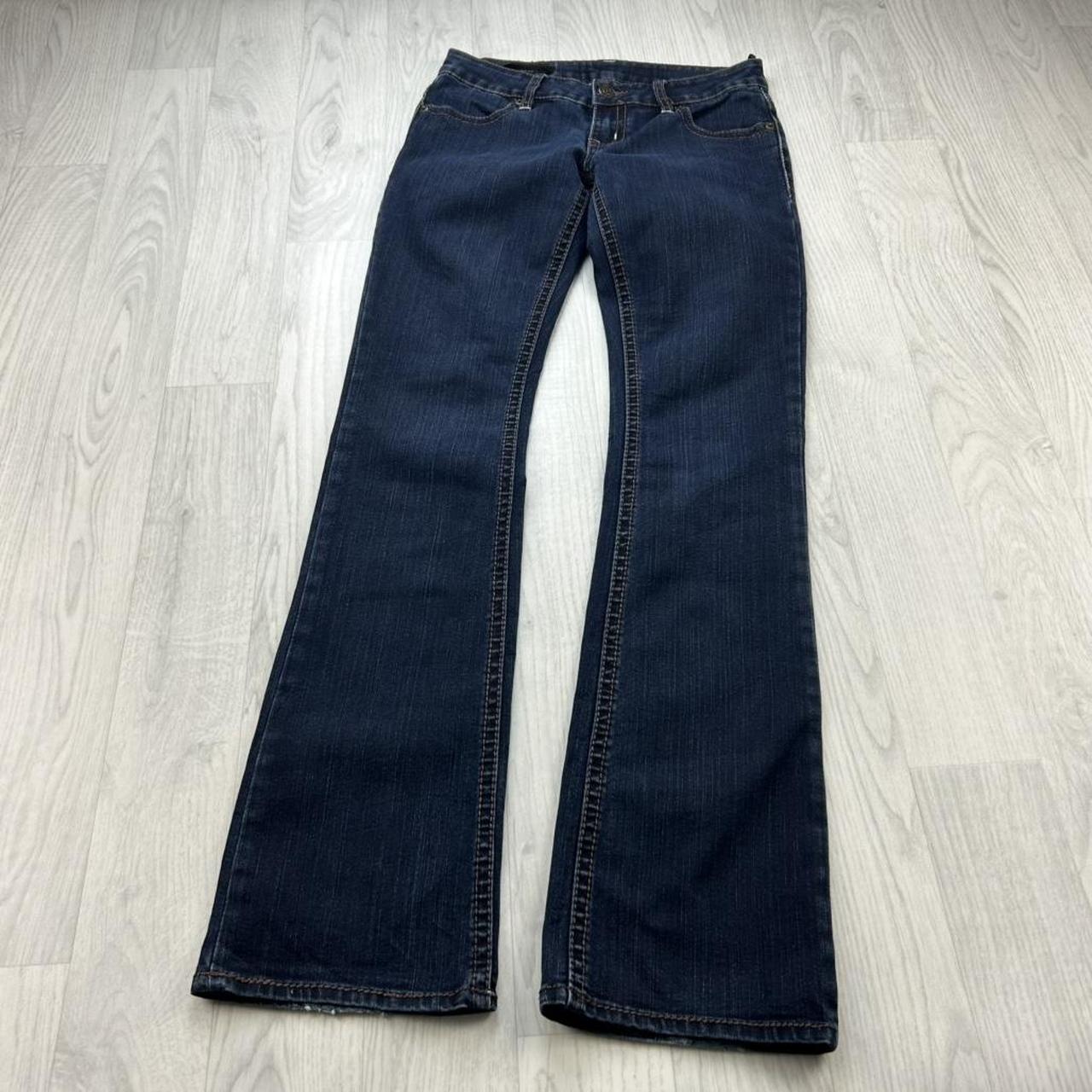 VINTAGE Y2K BUFFALO LOW RISE BOOTCUT JEANS NAVY