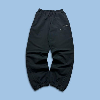 VINTAGE Y2K REEBOK BAGGY TRACKSUIT BOTTOMS BLACK