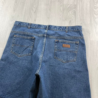 VINTAGE DENVER HAYES BAGGY LOOSE SKATER JORTS BLUE (40w)