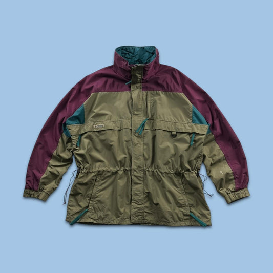 VINTAGE 00s COLUMBIA TECHNICAL HEAVY JACKET KHAKI