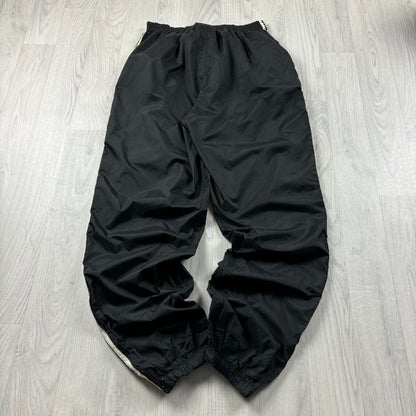 VINTAGE 90s ADIDAS BAGGY TRACKSUIT BOTTOMS BLACK