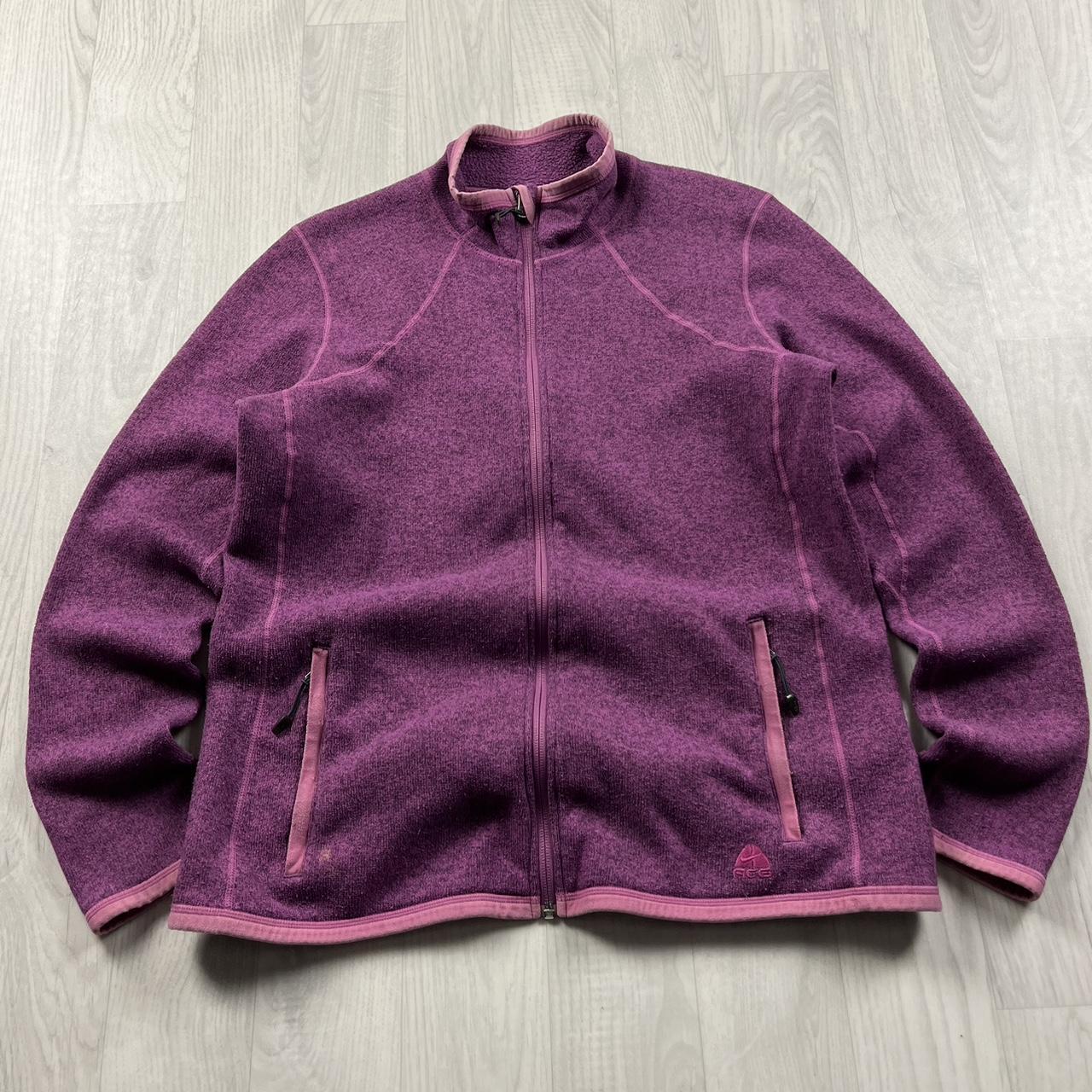 VINTAGE Y2K NIKE ACG ZIP UP FLEECE PINK