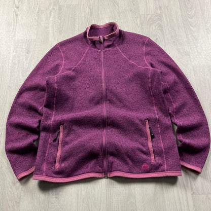 VINTAGE Y2K NIKE ACG ZIP UP FLEECE PINK