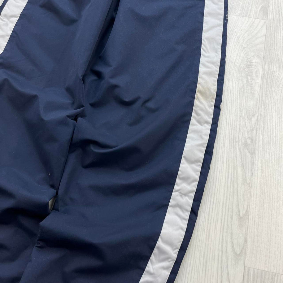 VINTAGE Y2K STARTER POPPER TRACKSUIT BOTTOMS NAVY
