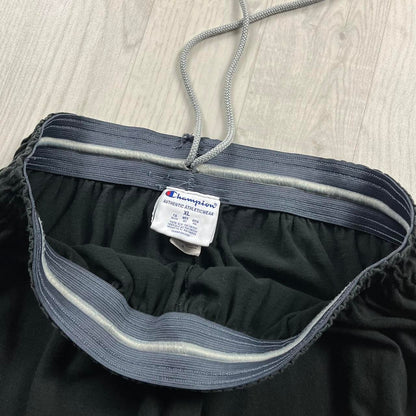 VINTAGE 00s CHAMPION BAGGY LIGHTWEIGHT SWEATPANTS BLACK