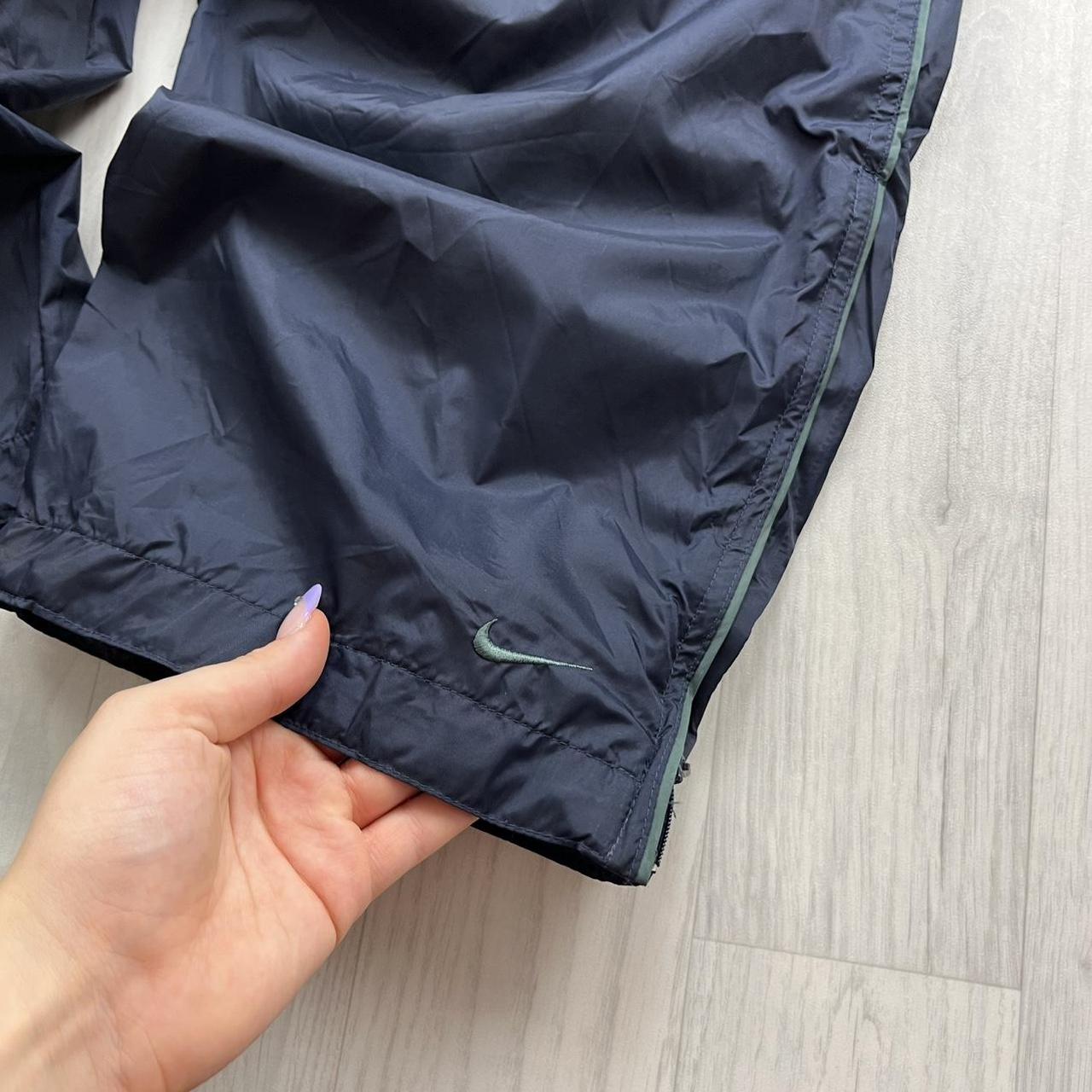 VINTAGE 90s NIKE BAGGY TRACKSUIT BOTTOMS NAVY