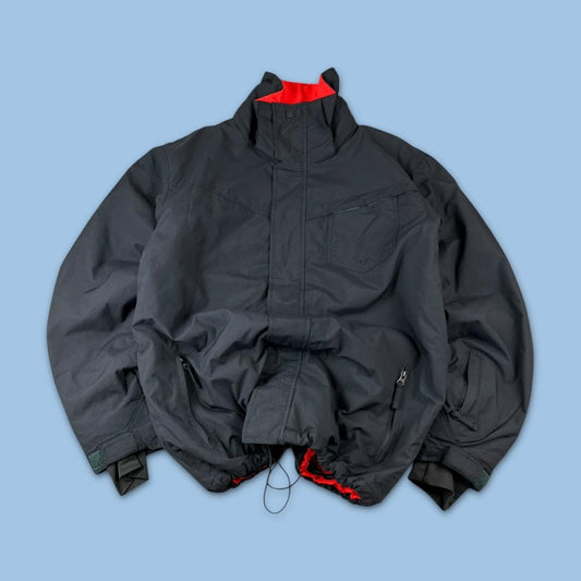 VINTAGE Y2K QUIKSILVER TECHNICAL SKI JACKET BLACK