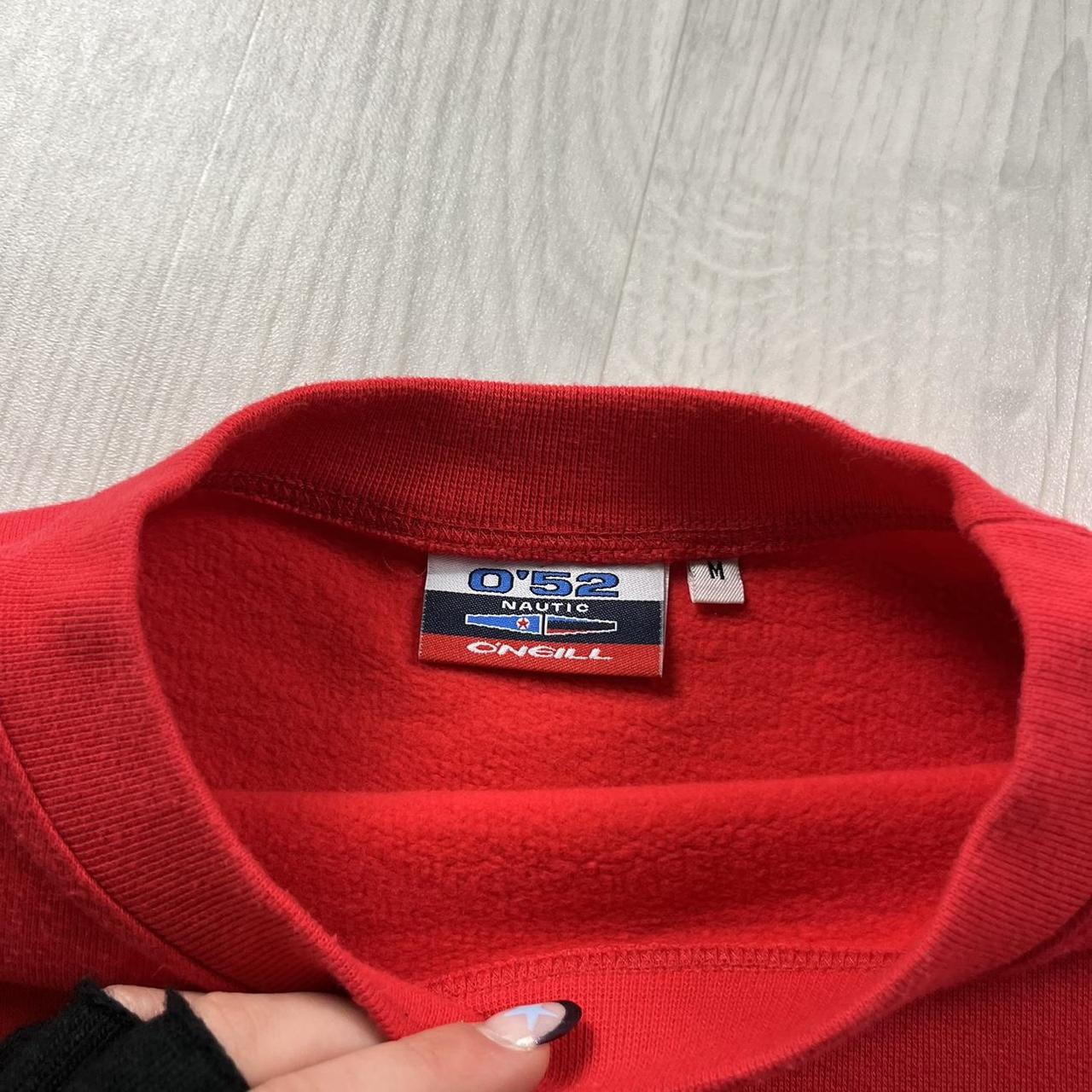 VINTAGE Y2K O’NEILL SANTA CRUZ GRAPHIC SWEATSHIRT RED