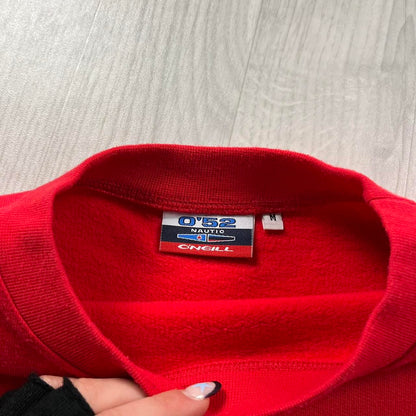VINTAGE Y2K O’NEILL SANTA CRUZ GRAPHIC SWEATSHIRT RED
