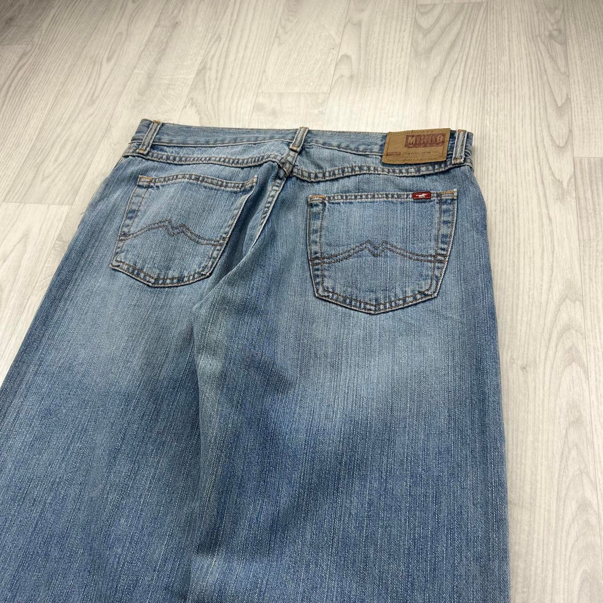 VINTAGE Y2K MUSTANG BAGGY JEANS BLUE
