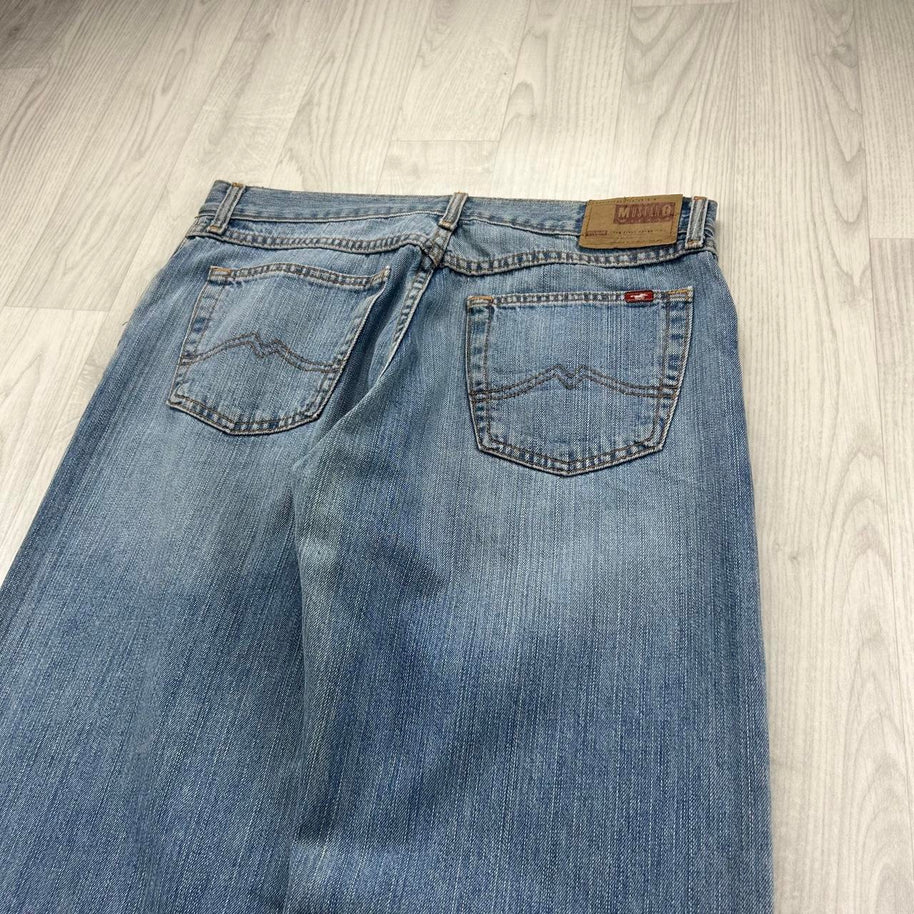 VINTAGE Y2K MUSTANG BAGGY JEANS BLUE