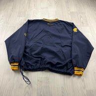VINTAGE Y2K CHAMPION MICHIGAN PULLOVER WINDBREAKER JACKET NAVY YELLOW