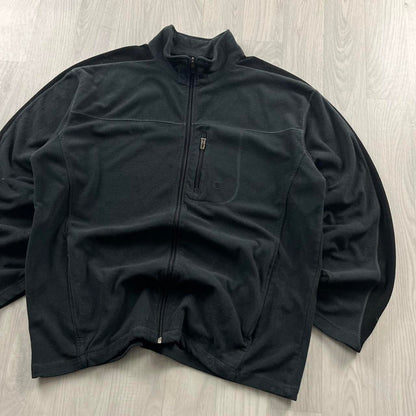 VINTAGE Y2K CHAMPION ZIP UP FLEECE GREY