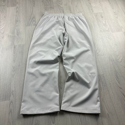 VINTAGE Y2K FILA LOW RISE WIDE LEG TRACKSUIT BOTTOMS WHITE (14)