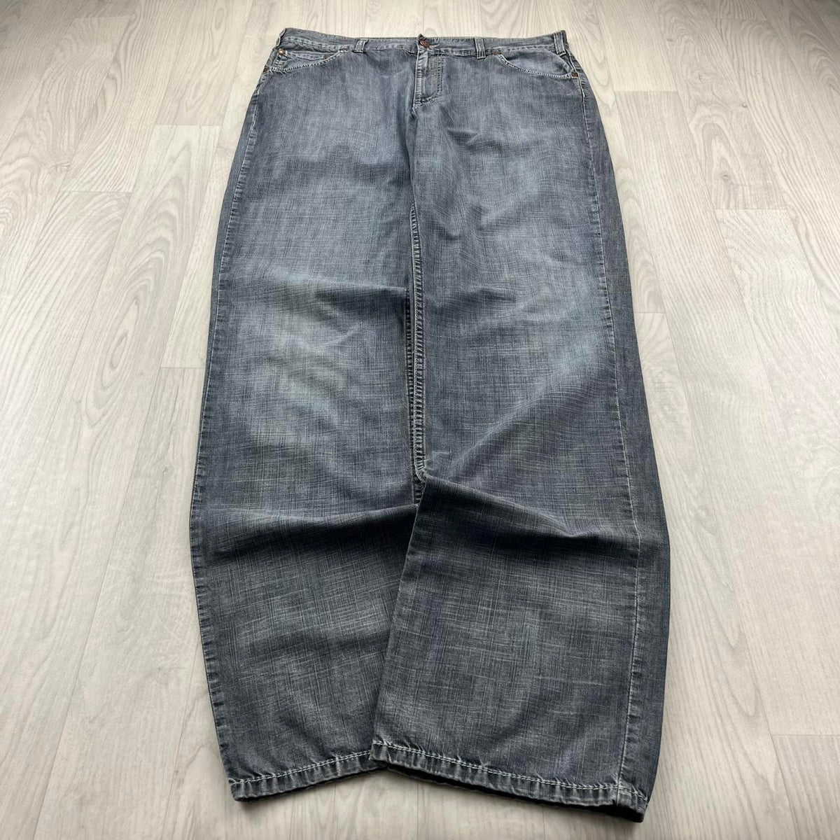 VINTAGE Y2K MUSTANG BAGGY JEANS BLUE