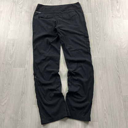VINTAGE Y2K COLUMBIA BAGGY LIGHTWEIGHT SPORTSWEAR TROUSERS BLACK