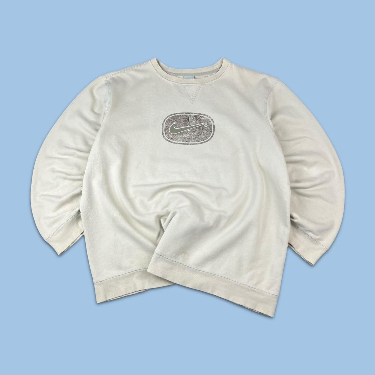 VINTAGE Y2K NIKE BOXY SWEATSHIRT CREAM