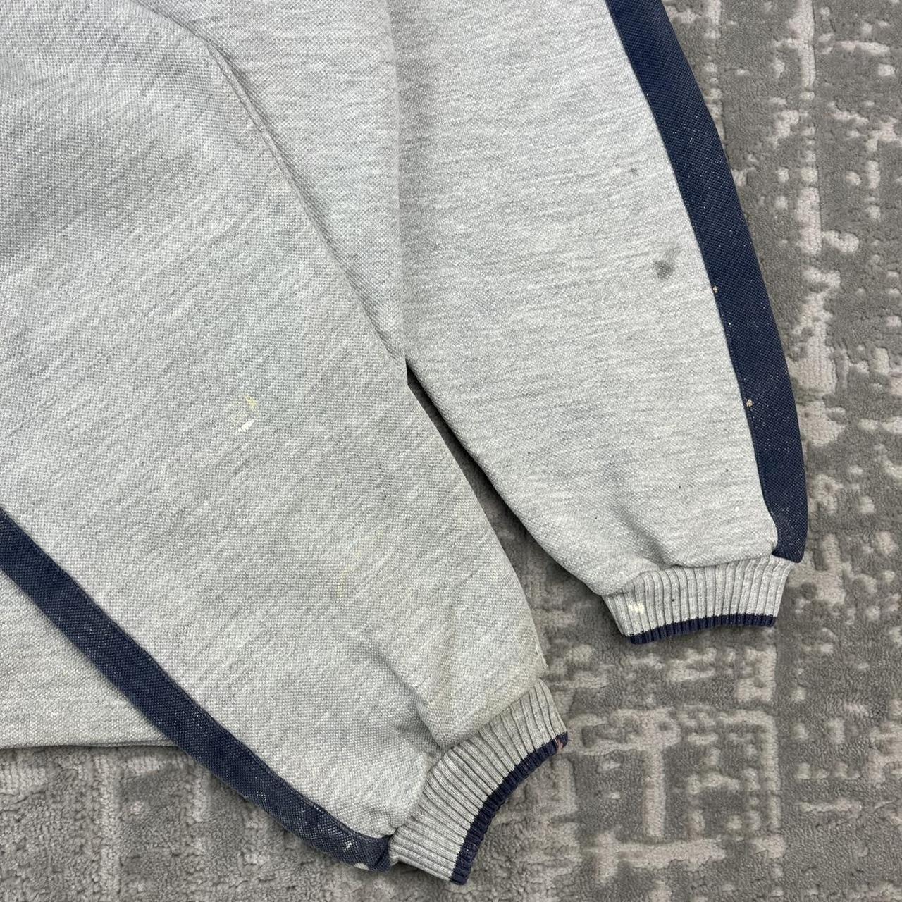 VINTAGE Y2K NIKE QUARTER ZIP SWEATSHIRT GREY