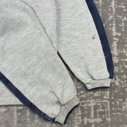 VINTAGE Y2K NIKE QUARTER ZIP SWEATSHIRT GREY